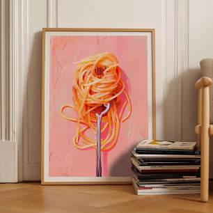 Pasta Print Eclectic Print Maximalist Print Colorf