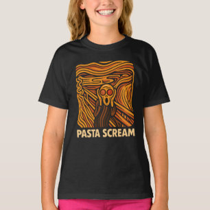 Pasta Scream Art Scream of Spaghetti T-Shirt