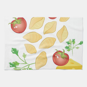 Pasta Shells Tea Towel