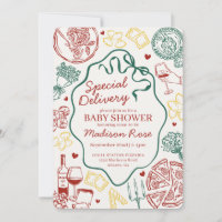 Pasta Special Delivery Italian Baby Shower