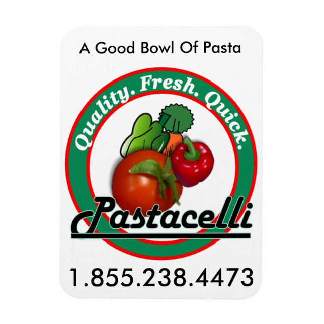 Pastacelli Logo Magnet (Vertical)