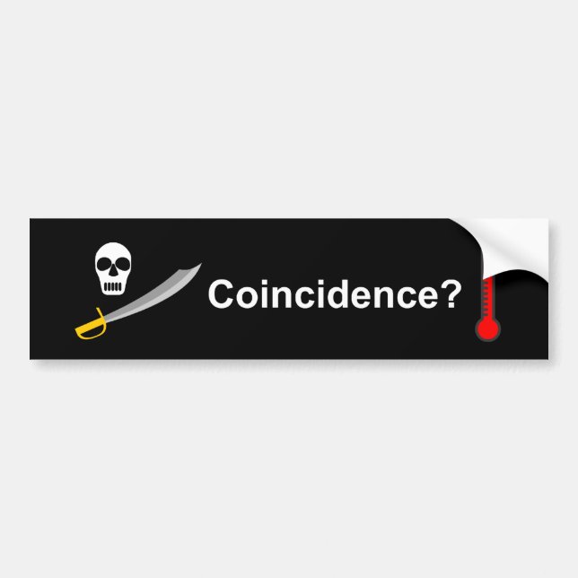 Pastafarianism - Coincidence? Bumper Sticker (Front)