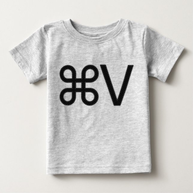 Paste Apple V Mac Twin T-shirt (Front)