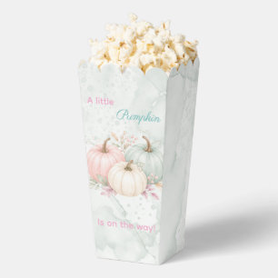 Pastel A Little Pumpkin Is On The Way Baby Shower Favour Box