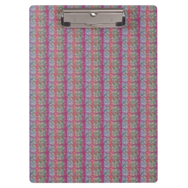 Pastel Abstract Art  Clipboard (Front)