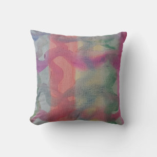 Pastel Abstract Art  Cushion