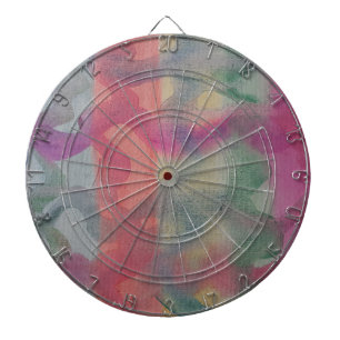 Pastel Abstract Art  Dartboard