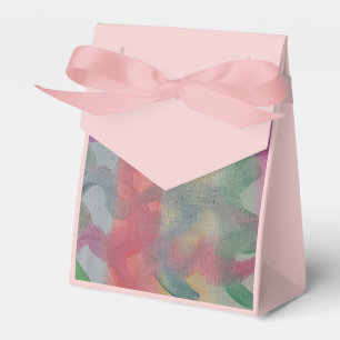 Pastel Abstract Art Favour Box