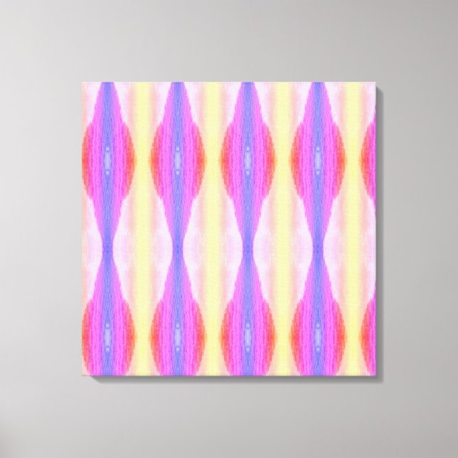 Pastel abstract art Stretched Canvas Print (Front)