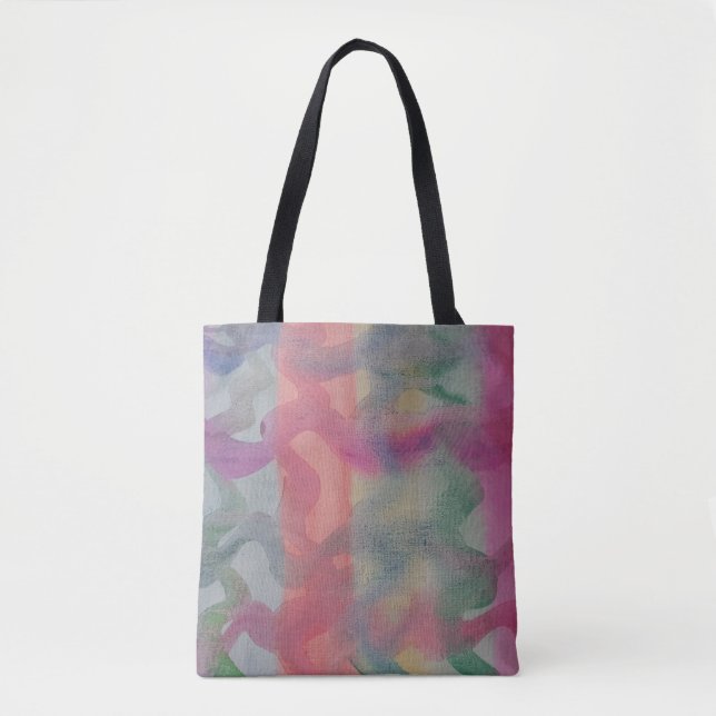 Pastel Abstract Art Tote Bag (Front)