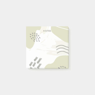 Pastel Abstract Brush Stroke Post-it Notes