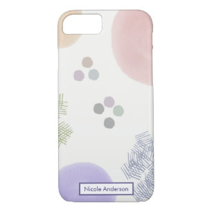 Pastel Abstract Brush Strokes Case-Mate iPhone Case