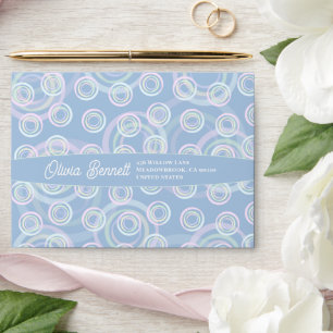 Pastel Abstract Circles Envelope