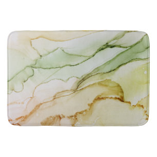 Pastel Abstract Natural Coloured Bath Mat