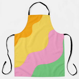 Pastel Abstract Pattern Apron