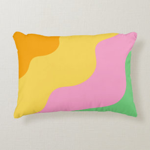 Pastel Abstract Pattern Decorative Cushion