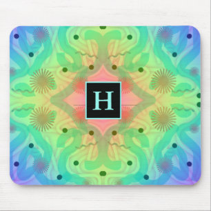 Pastel Abstract Pattern Mousepad
