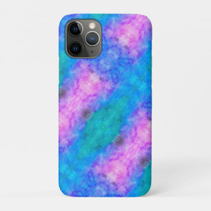 Pastel abstract, Pink, blue, aqua Case-Mate iPhone Case