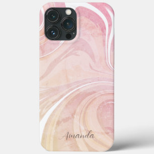 Pastel Abstract Pretty Personalised Name  iPhone 13 Pro Max Case