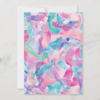 Pastel Abstract Ribbon Pattern