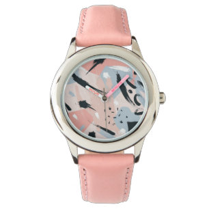 Pastel abstraction watch