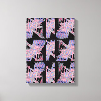 Pastel Abyss Soft Geometric Abstract Art Canvas Print
