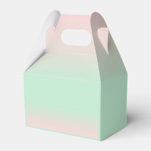 Pastel Aesthetic Muted Gradient Pink Mint Green   Favour Box