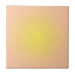 Pastel Aesthetic Peach Orange Yellow Gradient   Tile<br><div class="desc">Loveable light spring peach and yellow gradient ombre soft transition of colours. Apricot peach fruit yellow pattern in radial gradient modern trendy chic style. Apricot peach pastel colour and yellow colour soft watercolor gradient home decor,  pillow. Trending peach gradient texture design. Modern retro gradient peach orange pink yellow pillow</div>