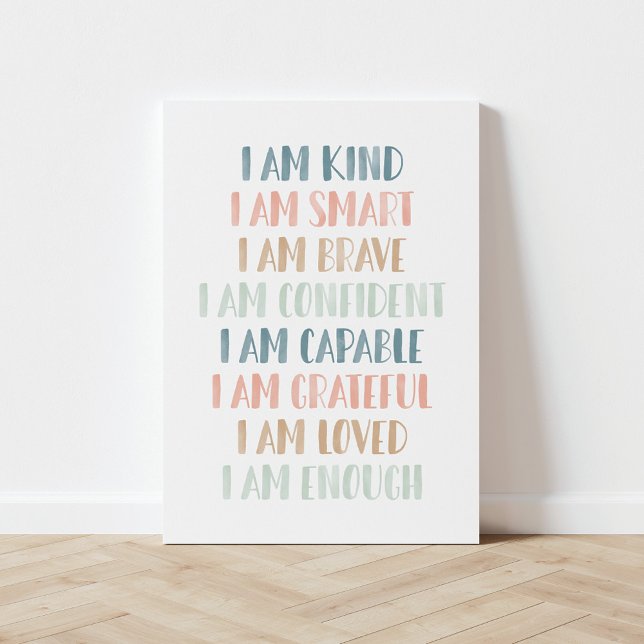 Pastel Affirmations for Kids Nursery Decor (Creator Uploaded)