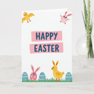 Pastel Animal Pattern Card