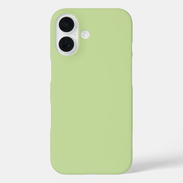 Pastel Apple Green Solid Colour  Case-Mate iPhone Case (Back)