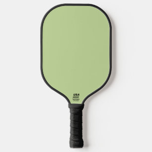 Pastel Apple Green Solid Colour Pickleball Paddle