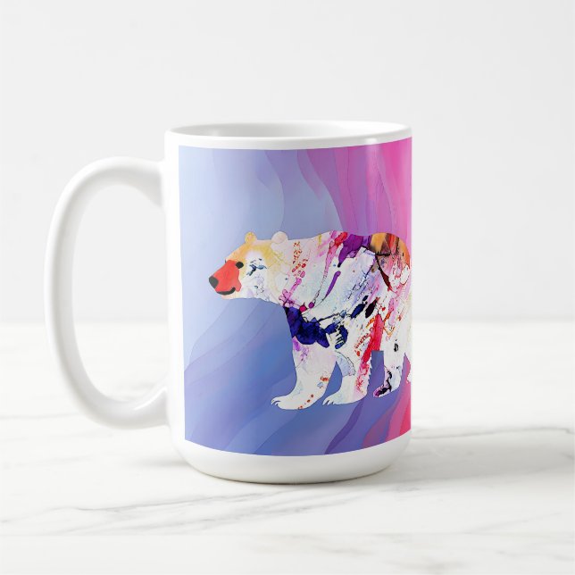 Pastel Arctic Explorer in Watercolour       Coffee Mug (Left)