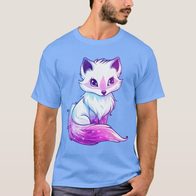Pastel Arctic Fo I Cute Arctic Fo friend T-Shirt (Front)