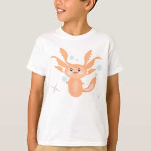 Pastel Axolotl Ocean Creature  T-Shirt