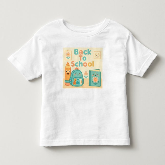 Pastel Backpack Toddler T-Shirt (Front)