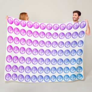 Pastel Balls Fleece Blanket