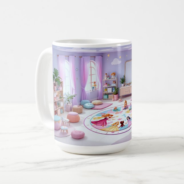 Pastel Baroque Coffee Mug (Front Left)