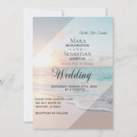 *~* Pastel Beach Sunset Sunrise Wedding