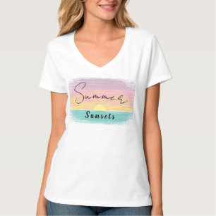 Pastel beach vacation T-Shirt