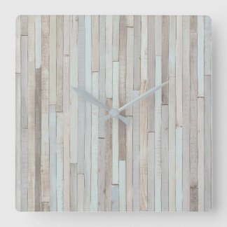 PASTEL BEACH WOOD CLOCK