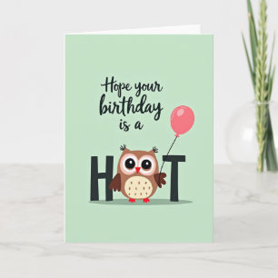 Pastel Bird Art Birthday Card