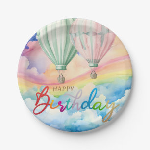 Pastel Birthday  Paper Plate
