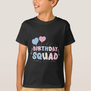 Pastel Birthday Squad For Birthday Party T-Shirt