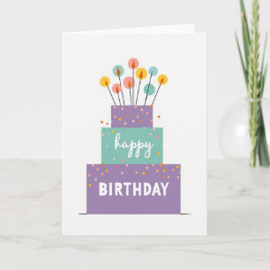 Pastel Birthday Treat Card