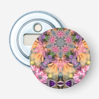 Pastel Bling 3D Pattern ~ Bottle Opener