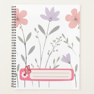 Pastel Bloom Floral Notebook Journal Teen Girls Planner