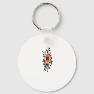 Pastel Bloom Sticker  Key Ring