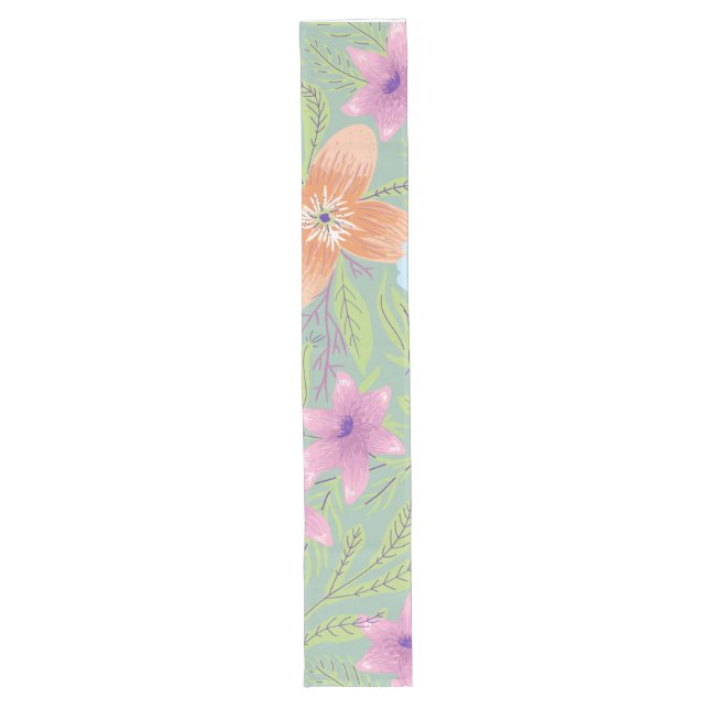 Pastel Blossom Table Runner (Front)