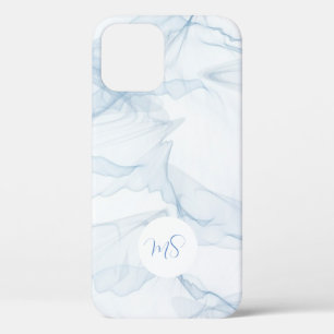 Pastel Blue Abstract Apple Samsung Phone Case